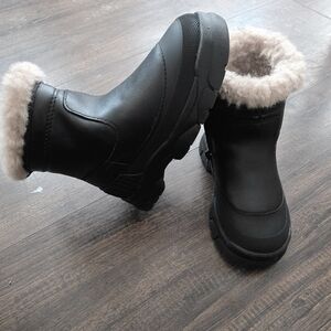 Zara Toddler Cozy Black Winter Boots